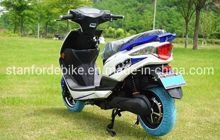 1000W Lithium-Ion Battery 2-Wheel Electric Scooters Electric Moped with Pedal
