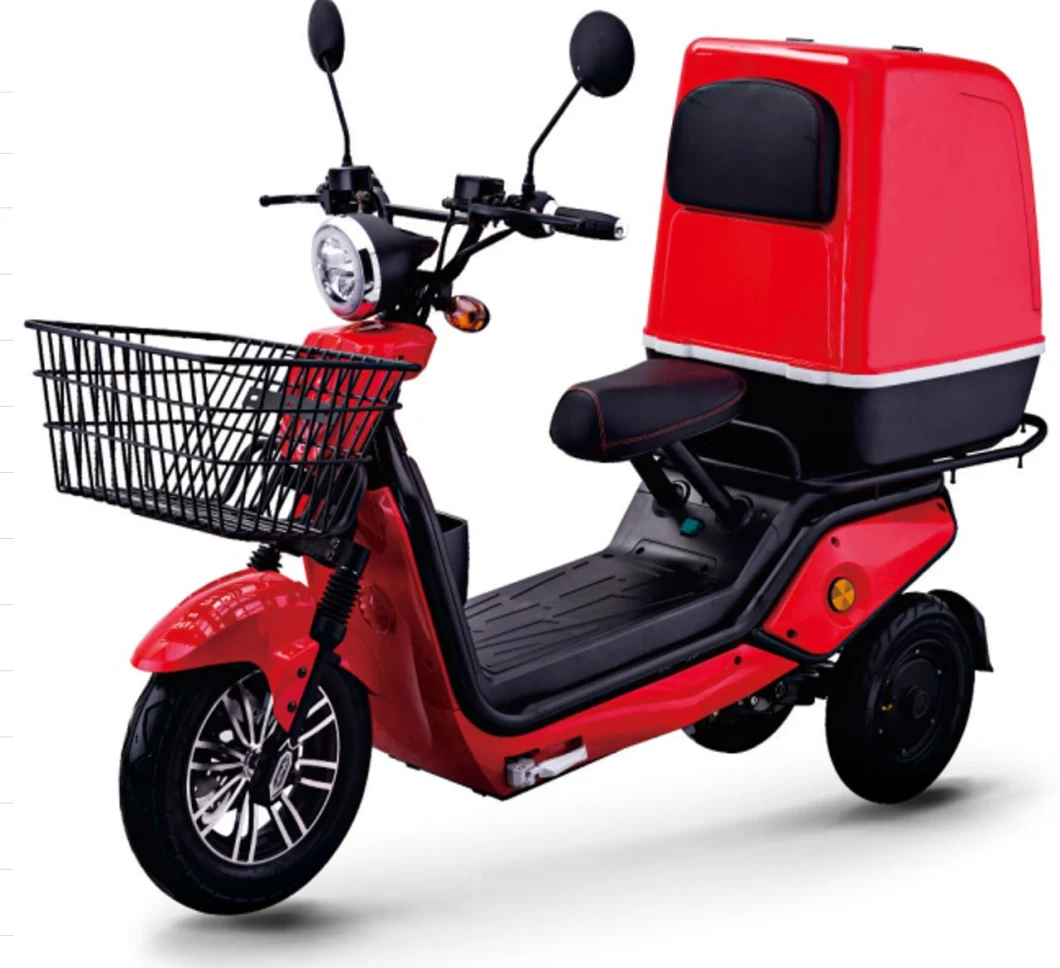 New Arrival Electric 3 Wheel Moped Pizza Scooter for Delivery with EEC