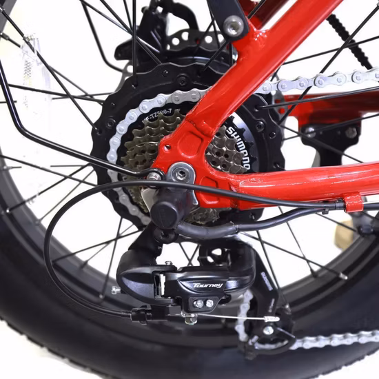 20 Inch Fat Tire Foldable City Electric Bike Rear Motor with Lithium Battery
