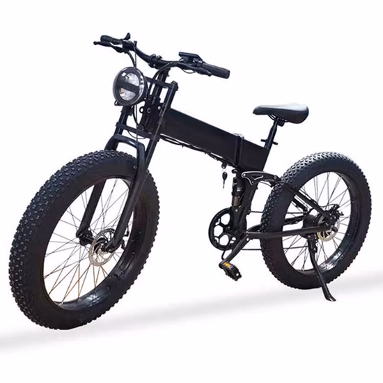 1000W Electric Bicycle 48V14.5ah Lithium Battery Ebike 26 Inch Fat Tire Electric Mountain Bicycle Folding Electric Bike